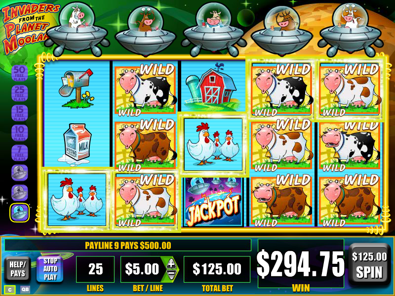 Cow Invaders Slot Machine